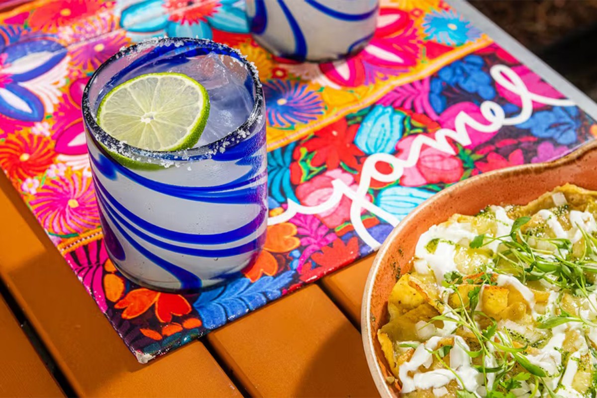 A margarita and appetizer at Oyamel, which has one of the best Michelin Guide-approved happy hours in Washington, DC