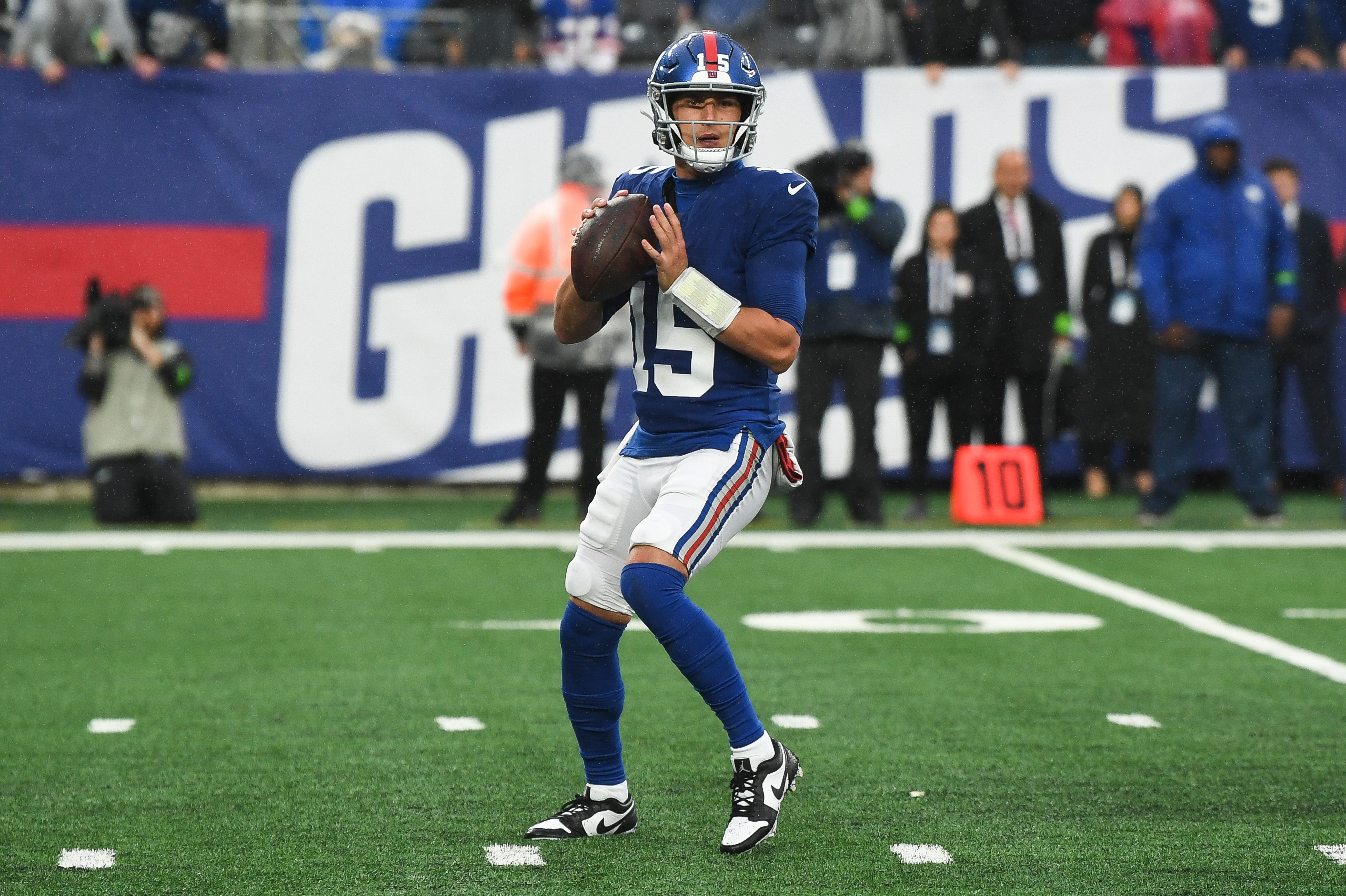 Third-string Giants QB Tommy DeVito.