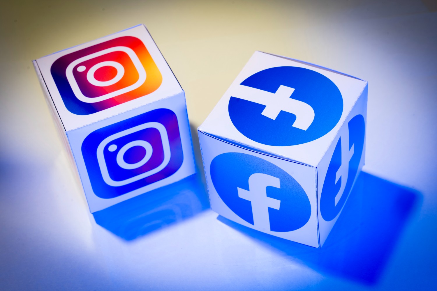 Instagram and Facebook logos