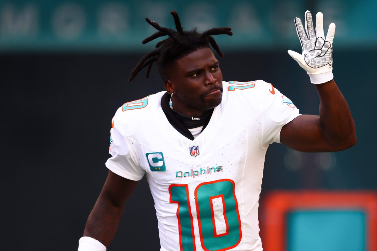 Tyreek Hill of the Miami Dolphins.