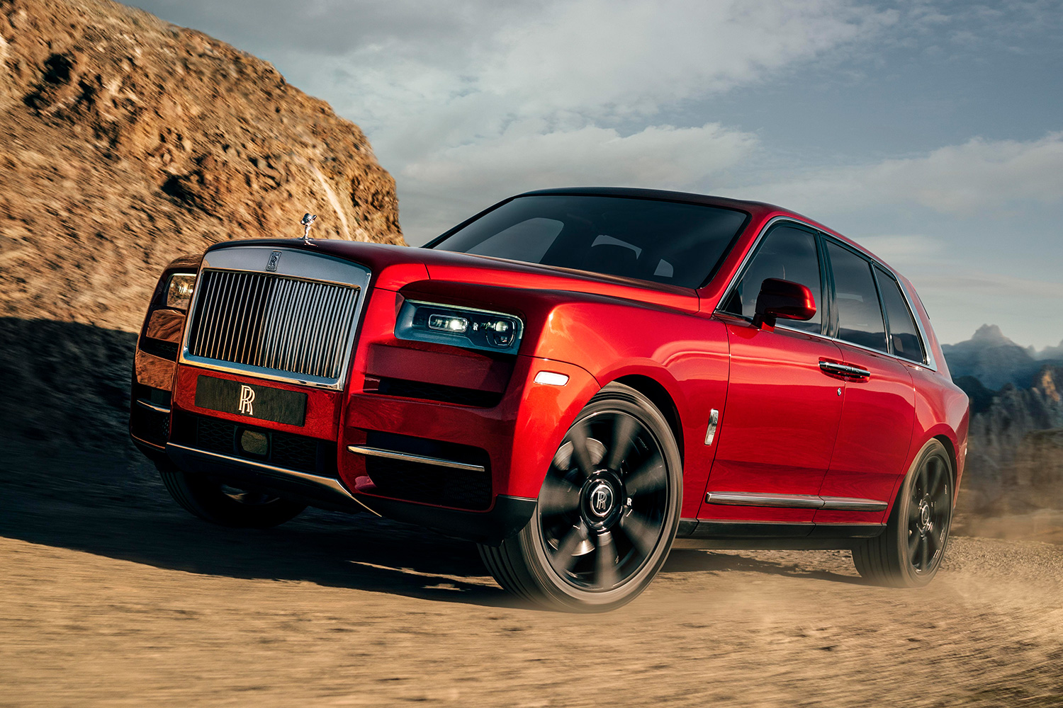 The Rolls-Royce Cullinan SUV, which is a sales leader for the brand to this day
