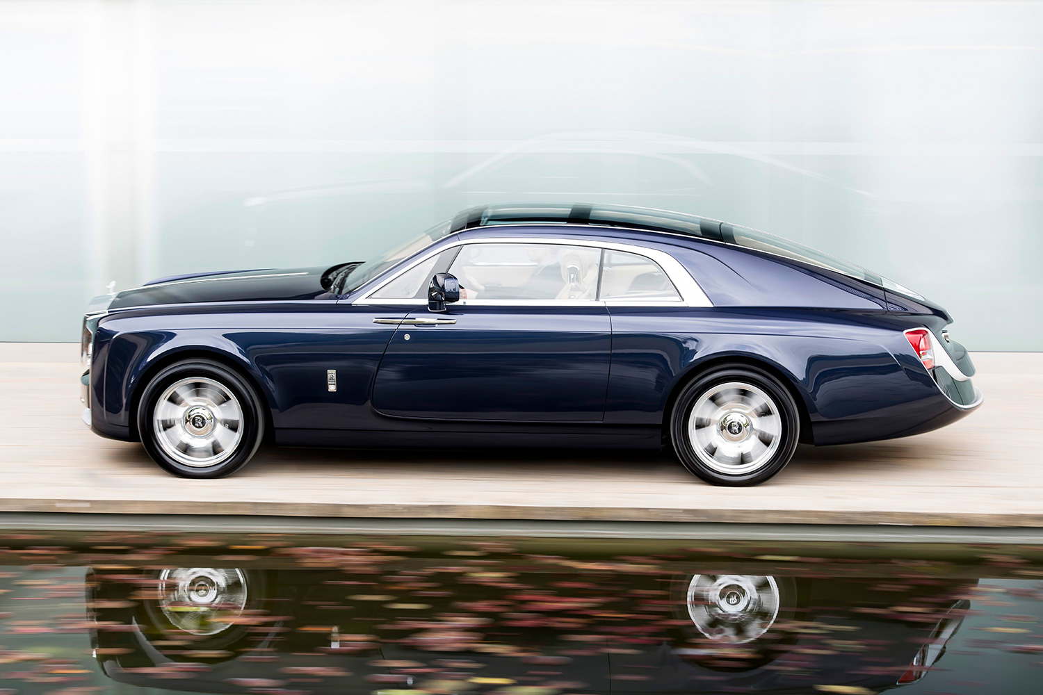 The Rolls-Royce one-of-one Sweptail model, which was at the time the most expensive new car ever sold