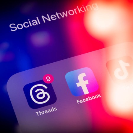 Social media applications including Facebook and Threads are seen on a mobile device home screen in this photo illustration on 06 July, 2023 in Warsaw, Poland.