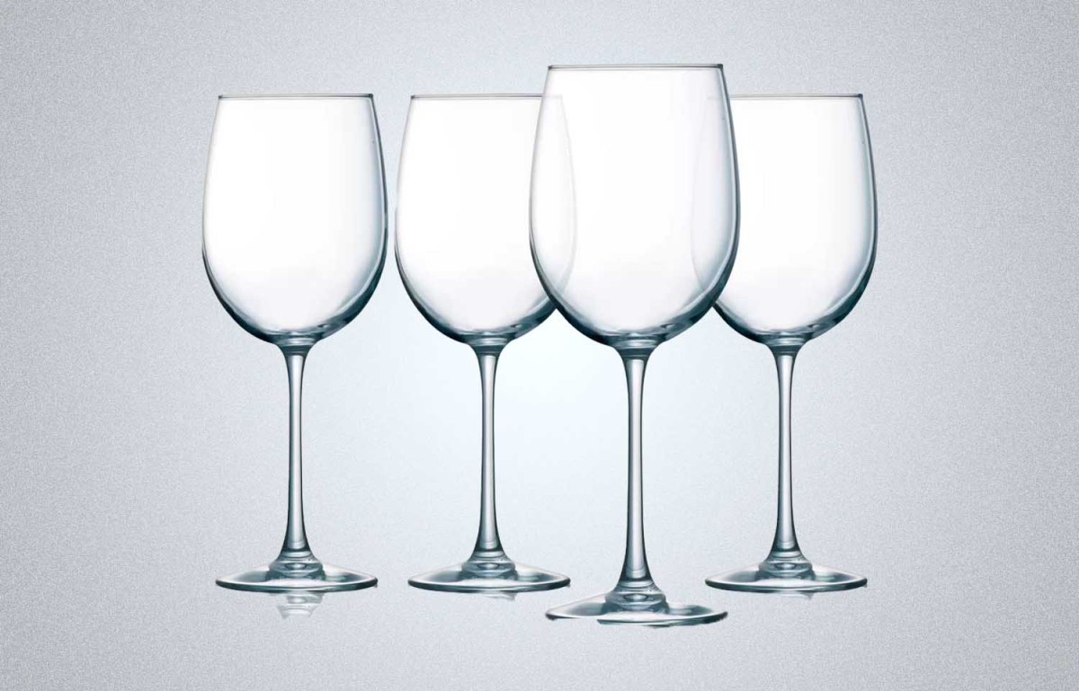 Prep & Savour Eldridge 4 – Piece 19oz. Glass All Purpose Wine Glass Stemware Set