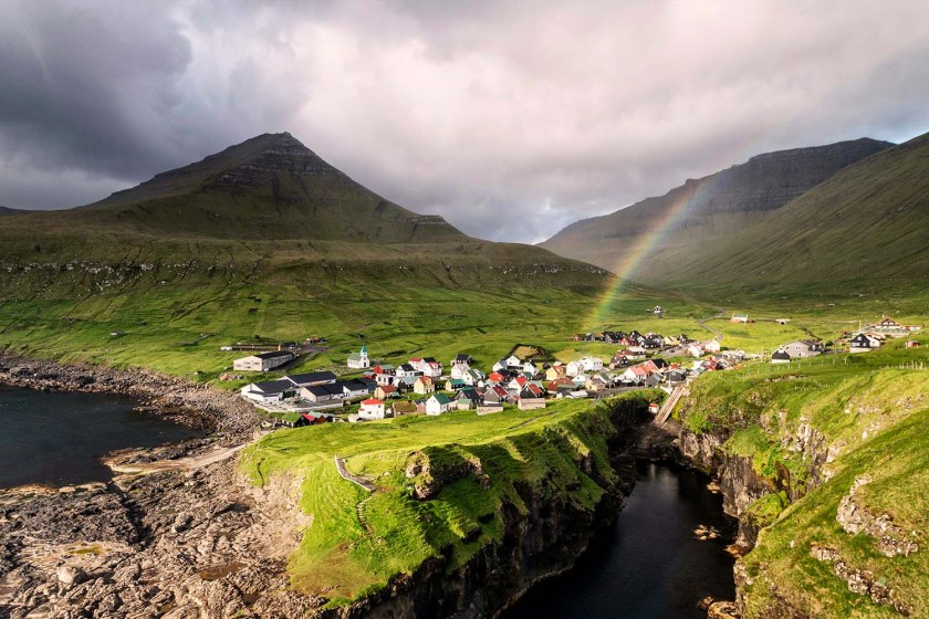 Eysturoy island in the Faroe Islands