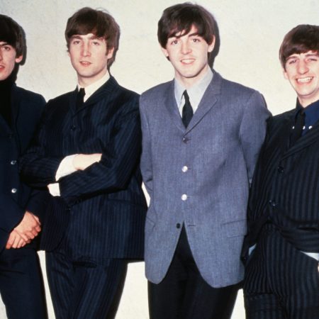 George Harrison, John Lennon, Paul McCartney and Ringo Starr, circa 1965.