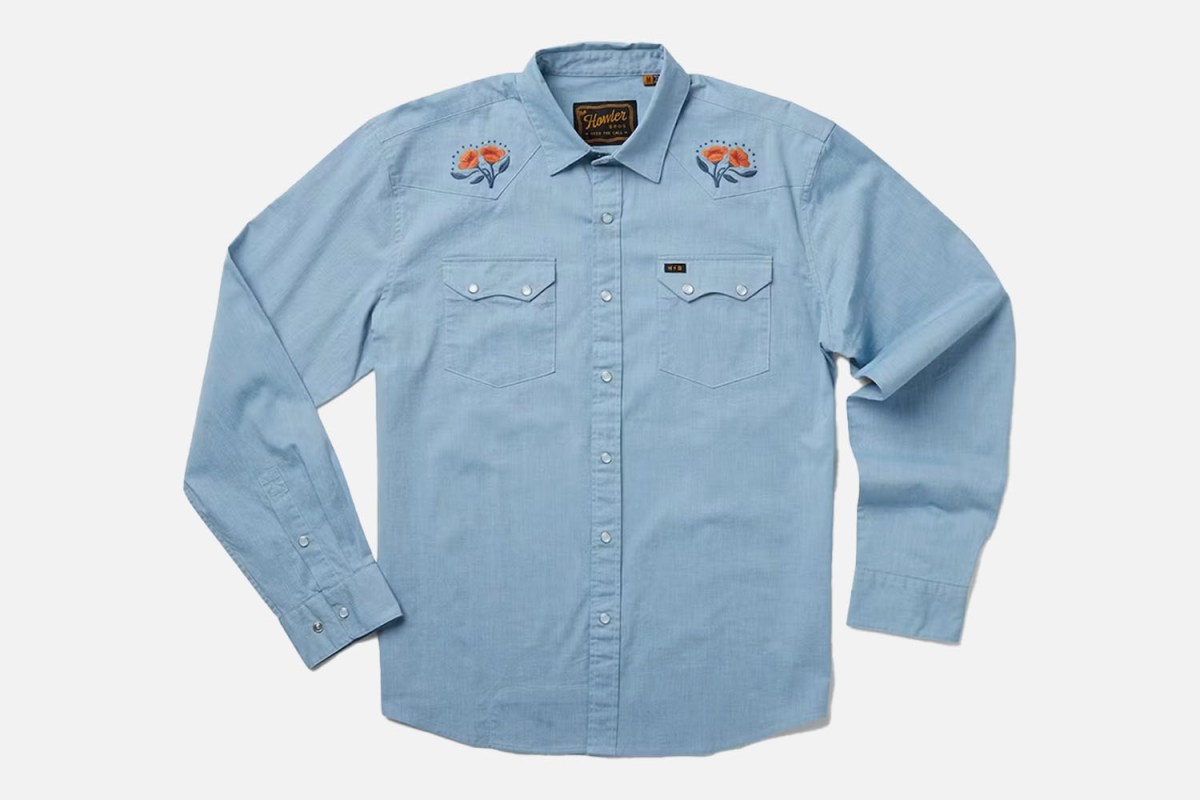 Howler Brothers Crosscut Deluxe Western Snapshirt