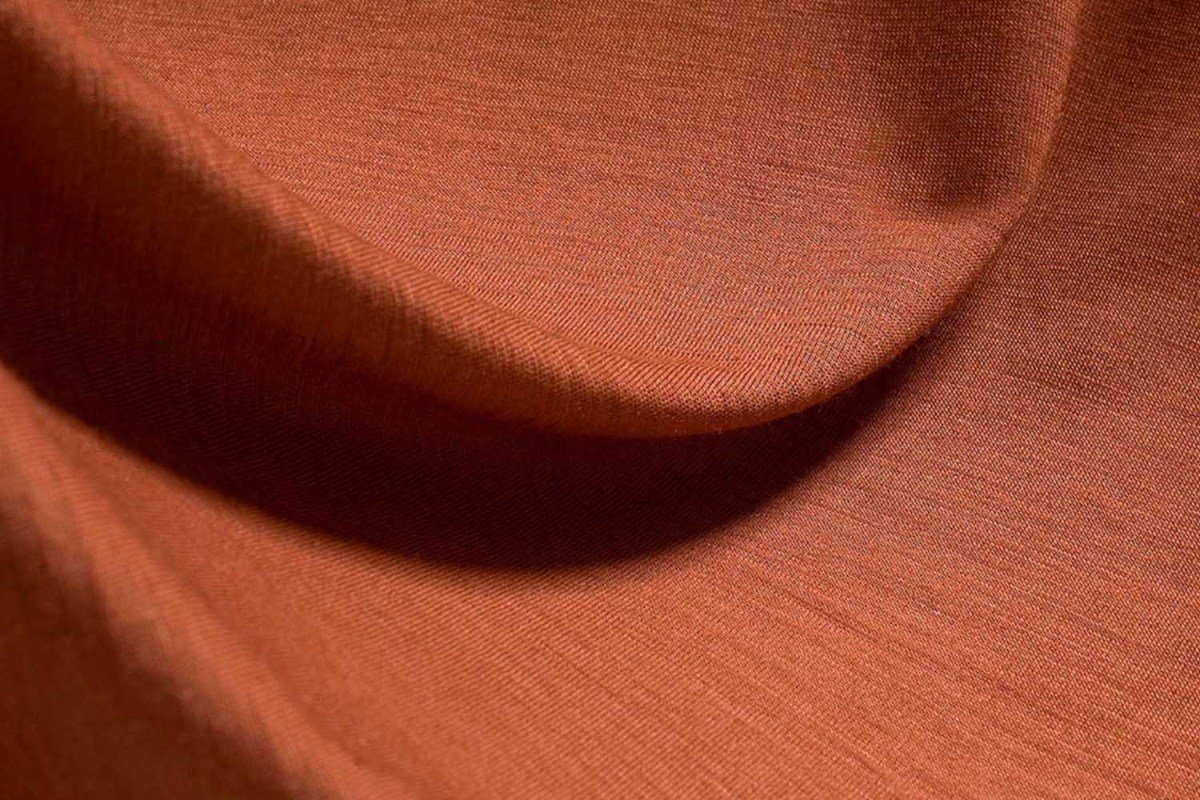 A closeup on Merino wool fibers