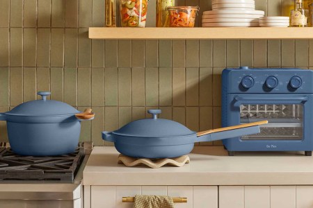 Our Place's cookware and appliances, now on sale.