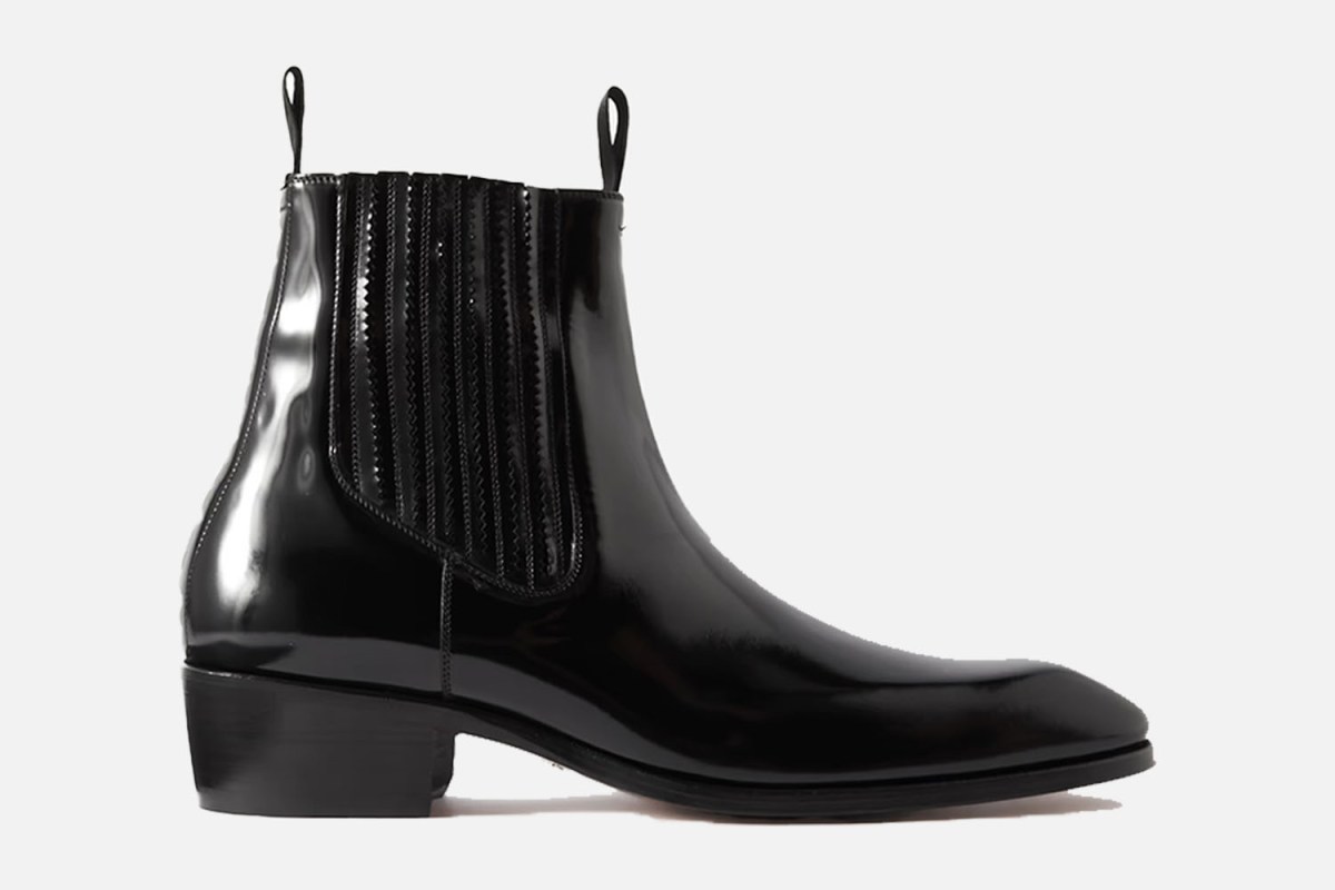 Tom Ford Bailey Patent-Leather Chelsea Boots