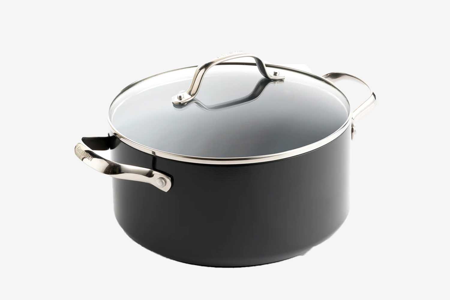 Valencia Pro Ceramic Nonstick 5.5-Quart Stockpot With Lid