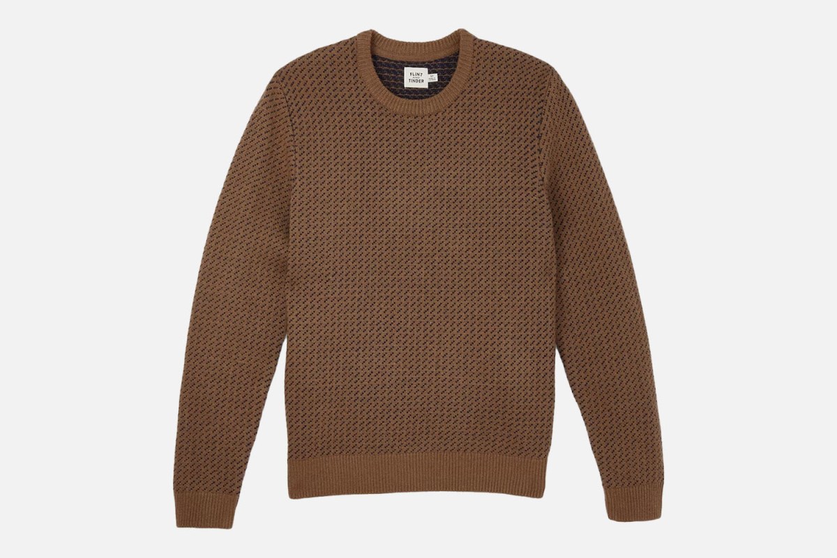 Flint and Tinder Nordic Merino Wool Crewneck Sweater