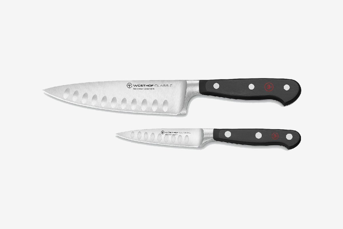 Wüsthof Classic Hollow Edge 2-Piece Chef's Knife Set