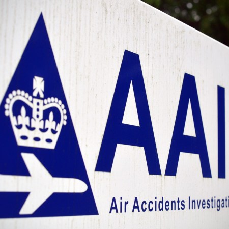 Air Accidents Investigation Branch (AAIB) sign