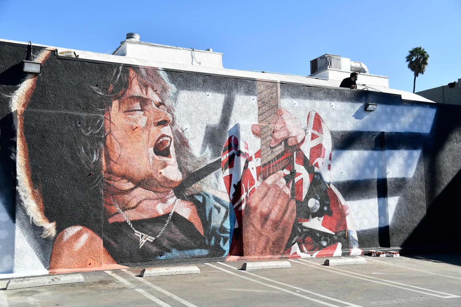Eddie Van Halen mural