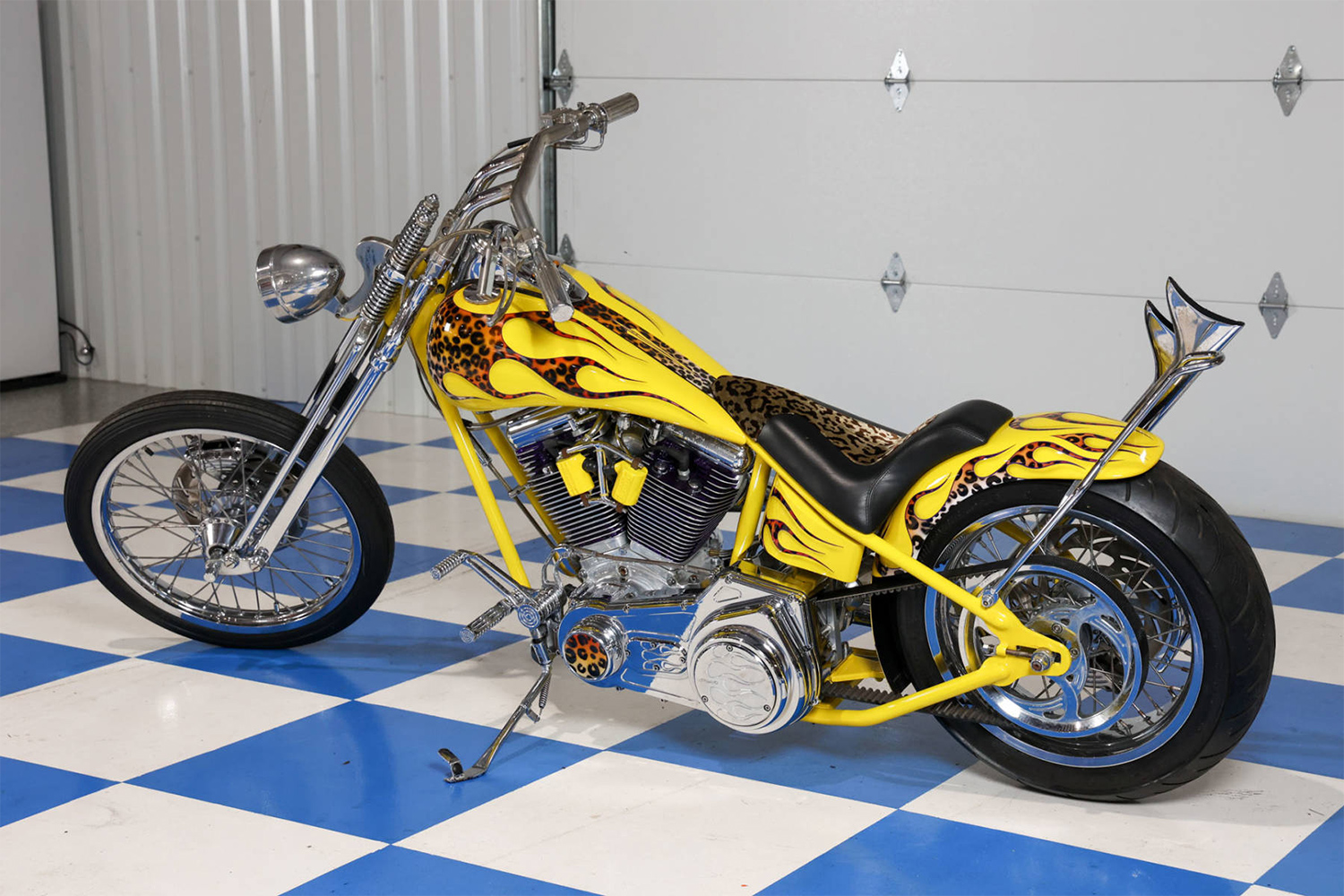 1998 Custom Chopper reportedly once owned by Dennis Rodman, now up for auction as part of the George Foreman Collection
