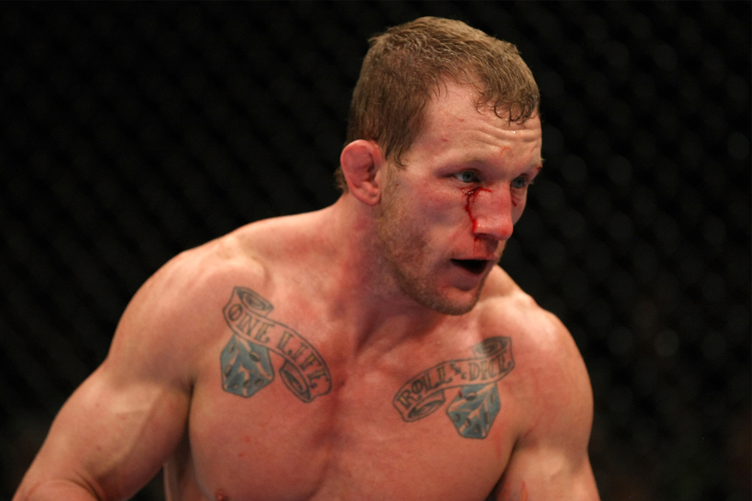 Gray Maynard at UFC 125 as he faced off against Frankie Edgar in the UFC lightweight championship. Maynard is now part of an antitrust lawsuit against the UFC.