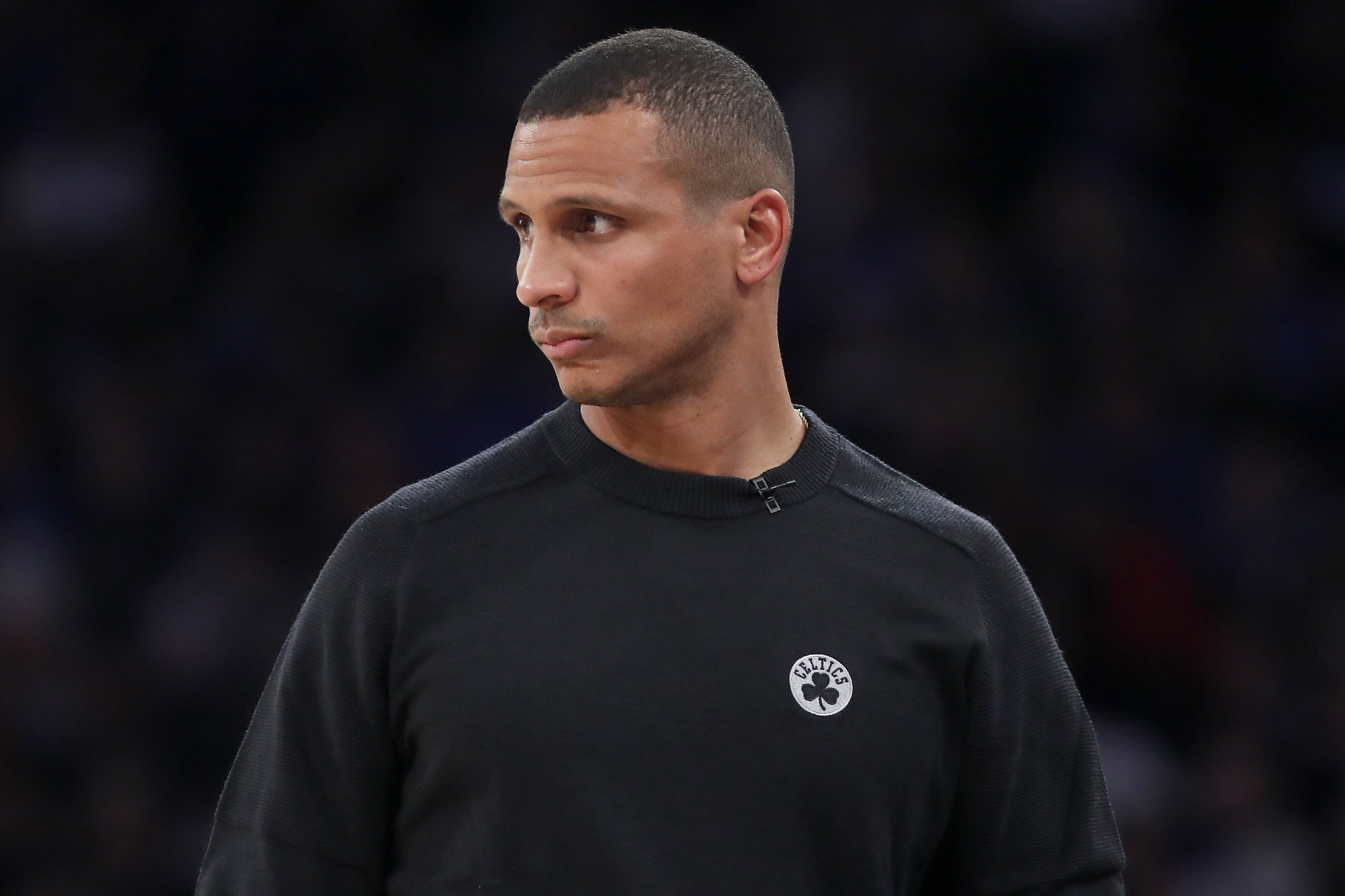 Head coach Joe Mazzulla of the Boston Celtics.