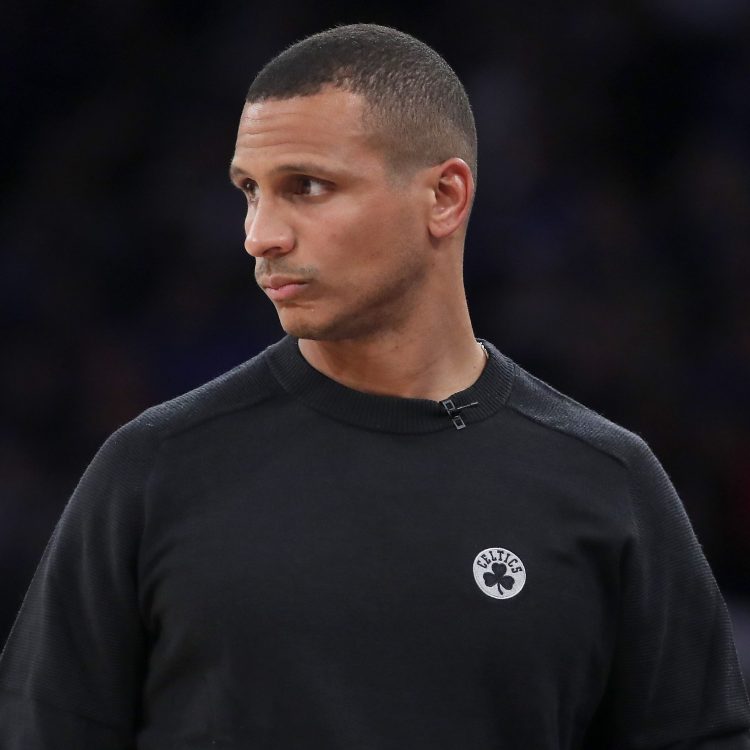 Head coach Joe Mazzulla of the Boston Celtics.