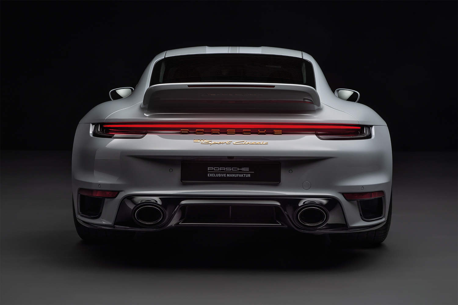 The ducktail spoiler on the 2024 Porsche 911 Sport Classic