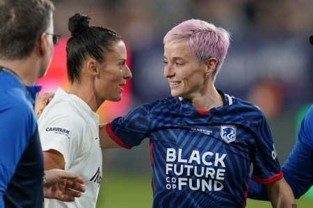 Megan Rapinoe and Ali Krieger