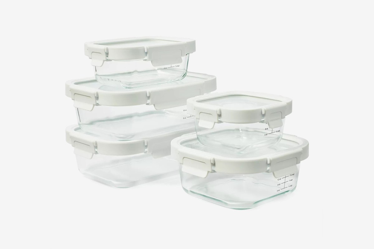 Sur La Table Glass Storage Containers, 10-Piece Set