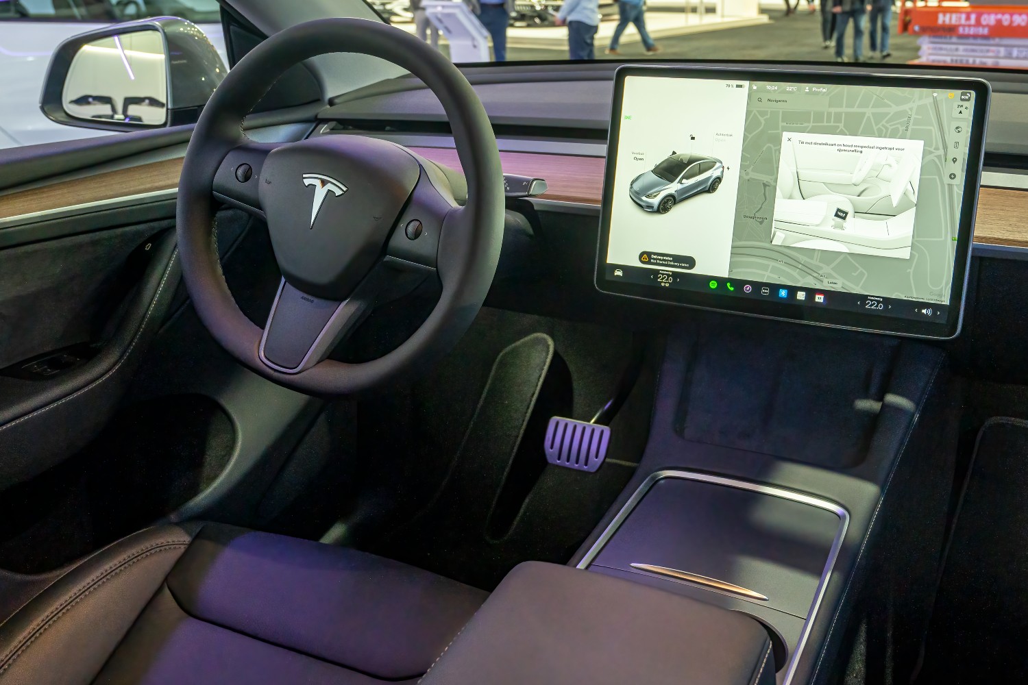 Tesla interior