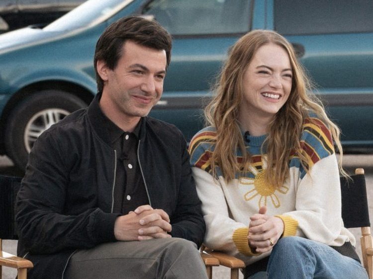 Nathan Fielder and Emma Stone in "The Curse"
