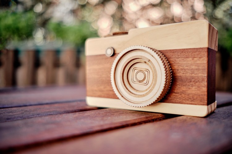 Wooden camera