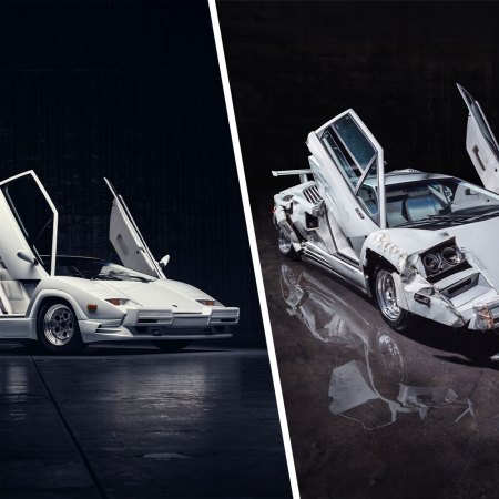 The two Lamborghini Countach cars used in Martin Scorses's movie The Wolf of Wall Street, which are both being auctioned off within a month of each other