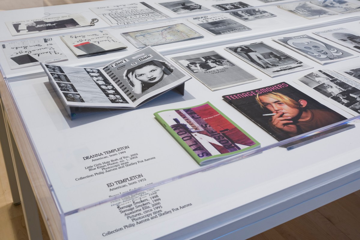 Works from Deanna and Ed Templeton on display at "Copy Machine Manifestos"