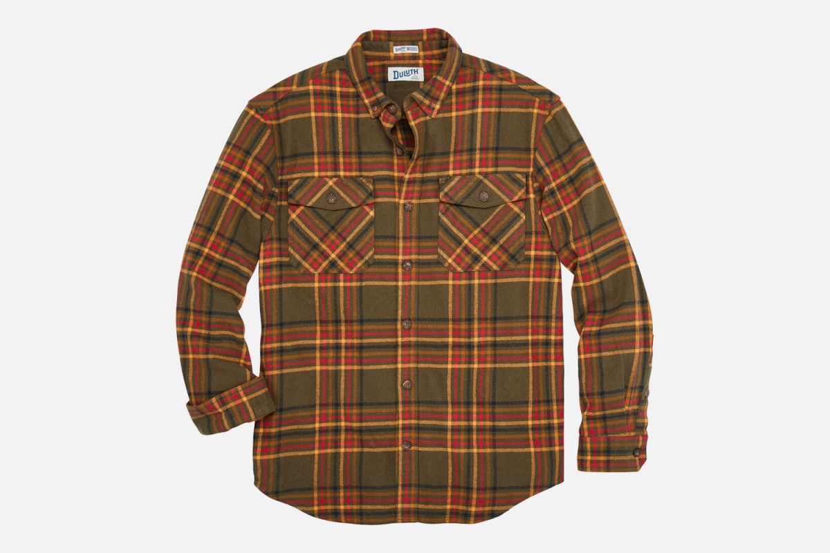 Flanneling on a Budget: Duluth Trading Co. Burlyweight Flannel Relaxed Fit Shirt