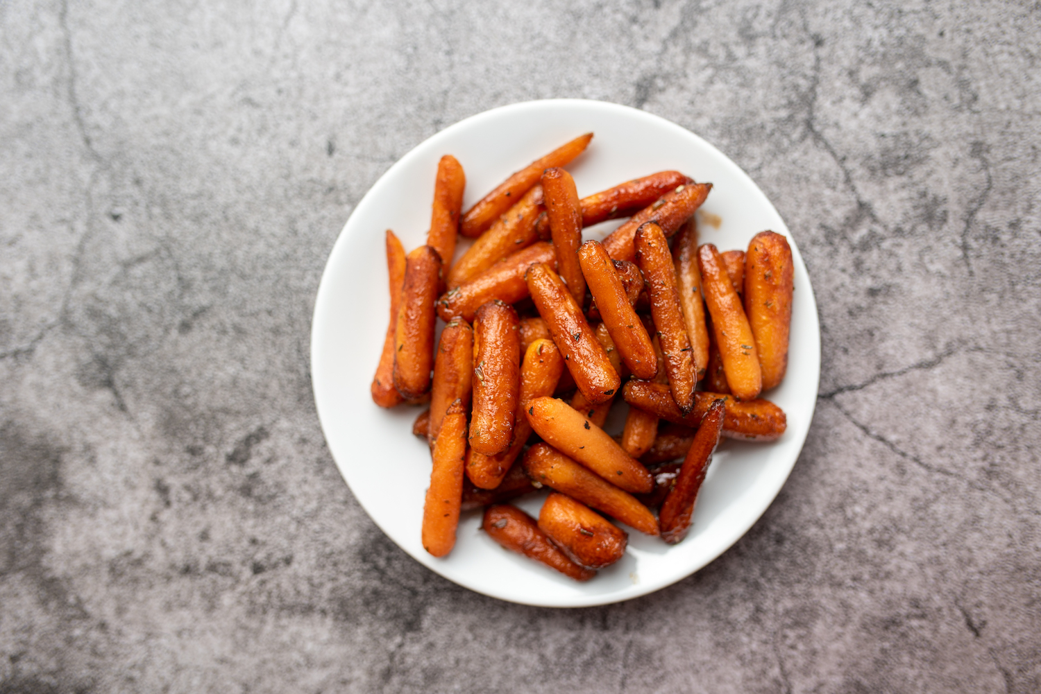 Maple and Orange Glazed Roasted Carrots