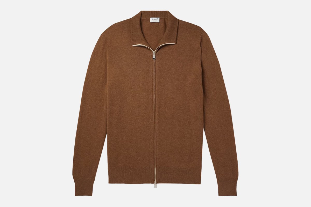 The Boutique Buy: Ghiaia Cashmere Zip-Up Cashmere Sweater