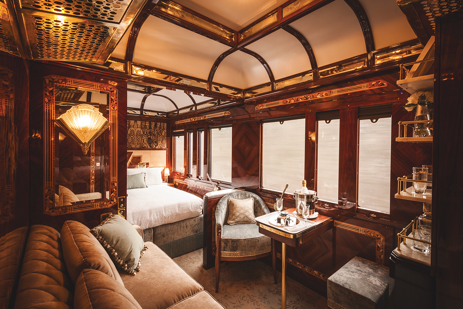 The Paris Grand Suite on the Venice Simplon-Orient-Express train