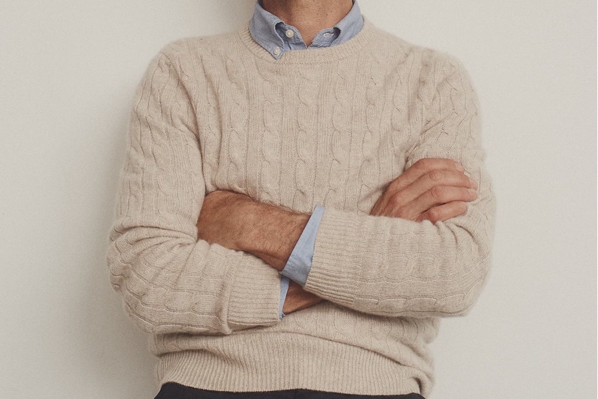 The Cable Knit Upgrade: J.Crew Cashmere Cable-Knit Sweater