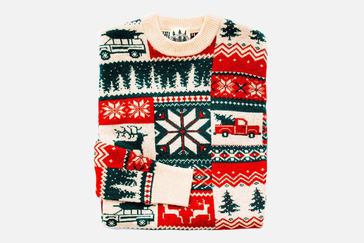 Kiel James Patrick The Christmas Patchwork Sweater