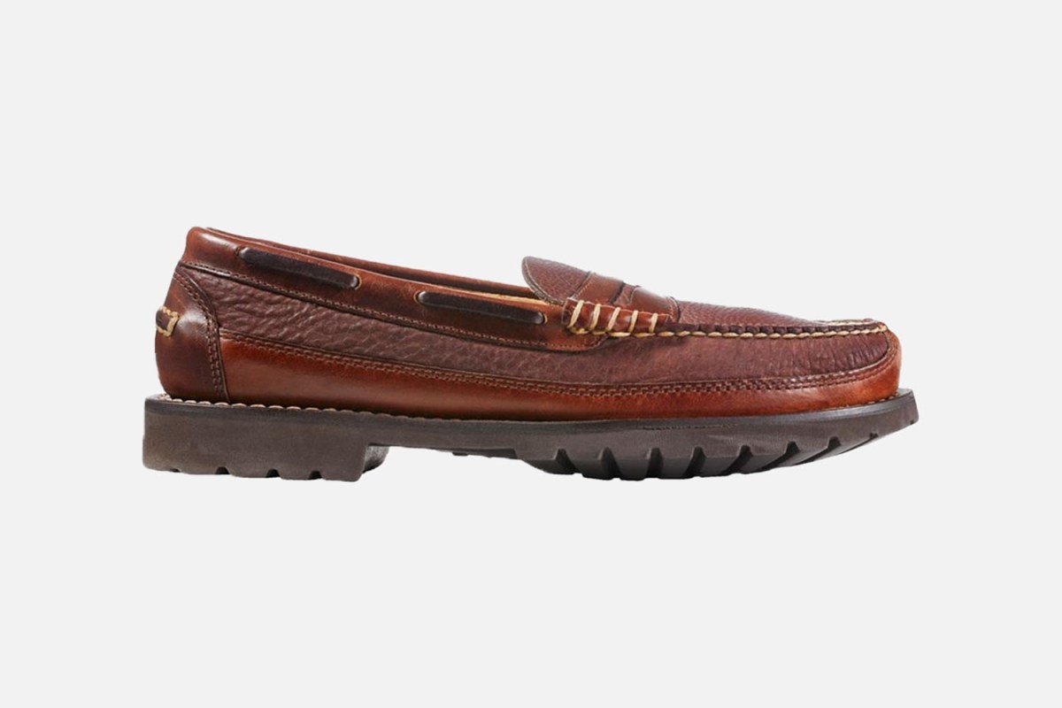 L.L. Bean Allagash Bison Handsewn Loafers