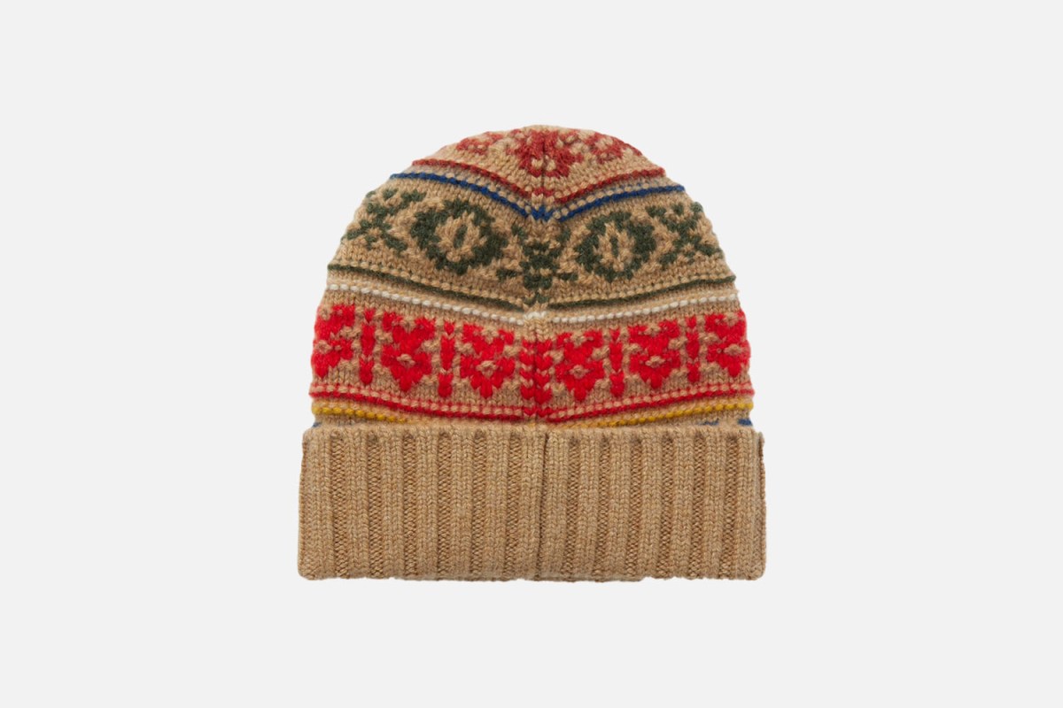 Loro Piana Intarsia Cashmere Beanie