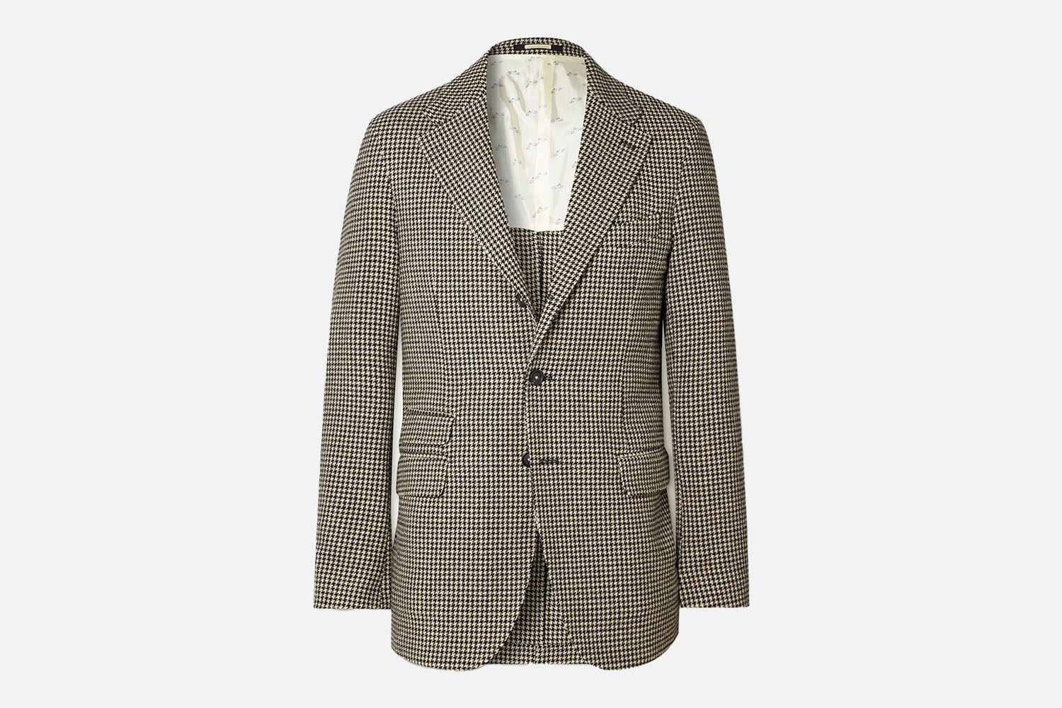 Massimo Alba Catch2 Houndstooth Wool-Blend Blazer