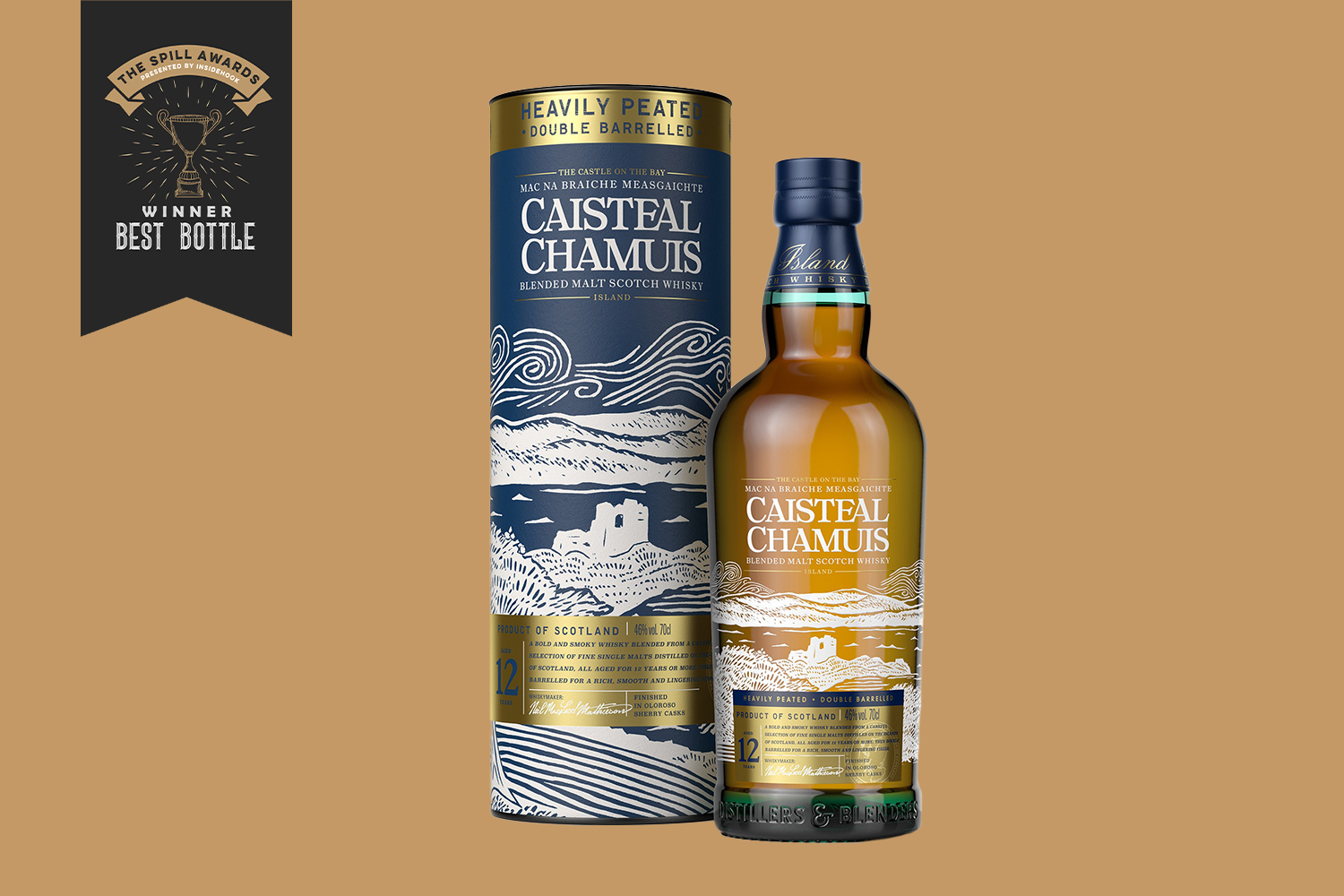 Caisteal Chamuis 12-Year-Old Blended Malt Scotch Whisky 