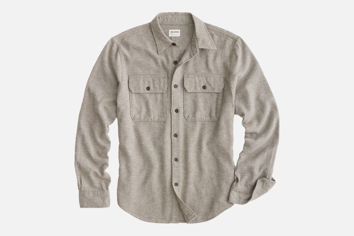 The Dashing Utility Shirt: Todd Snyder Utility Flannel Shirt