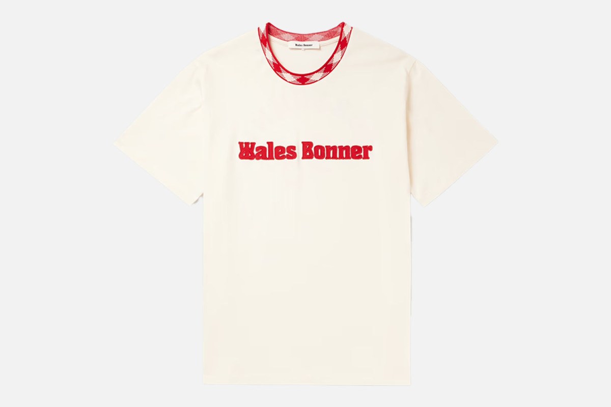 Wales Bonner Logo-Embroidered Printed Organic Cotton-Jersey T-Shirt