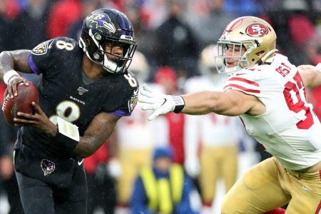 Quarterback Lamar Jackson of the Baltimore Ravens.
