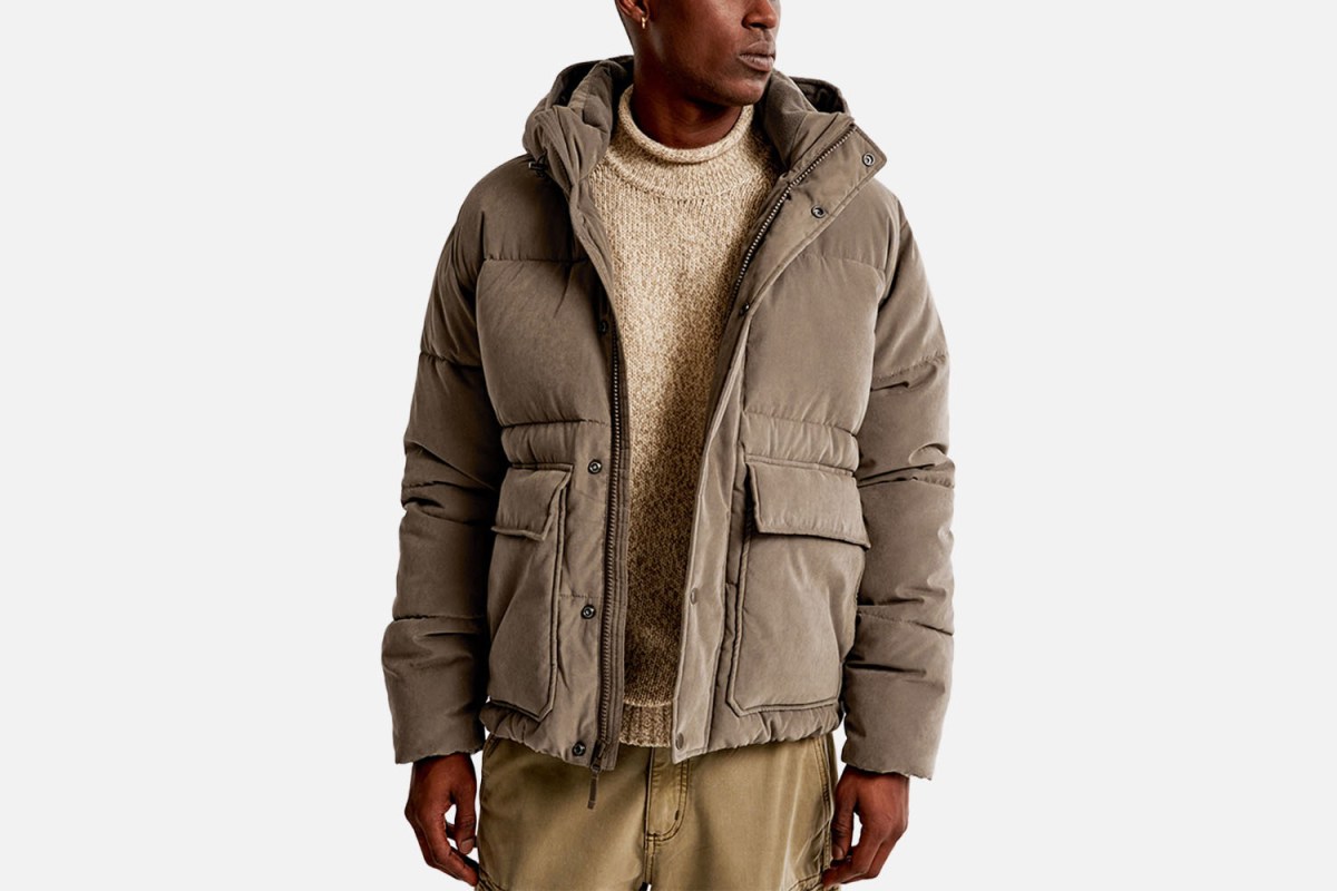 Abercrombie & Fitch Hooded Ultra Utility Puffer