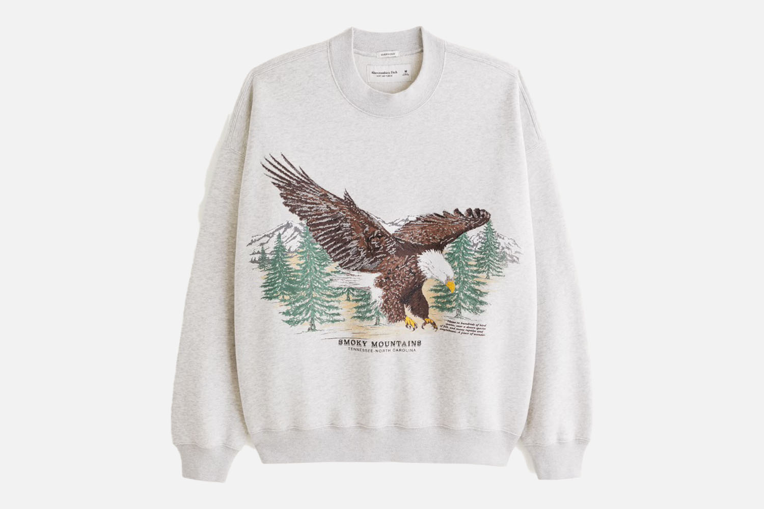 The Graphic Get Down: Abercrombie & Fitch Smoke Mountain Graphics Crew Sweatshirt