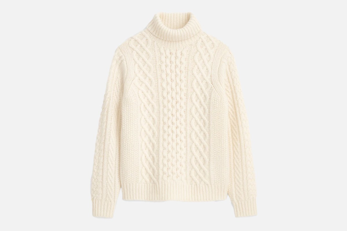 Alex Mill Fisherman Cable Turtleneck Sweater