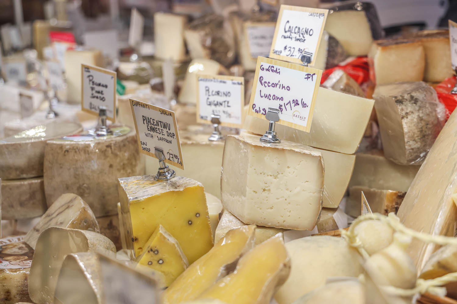 Eataly cheese variety