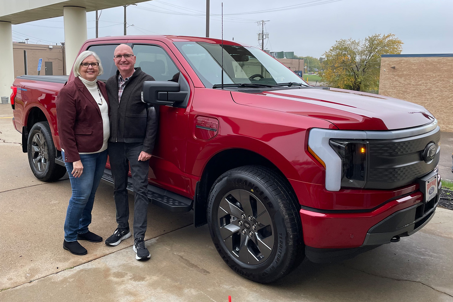 Owners of an electric Ford F-150 Lightning