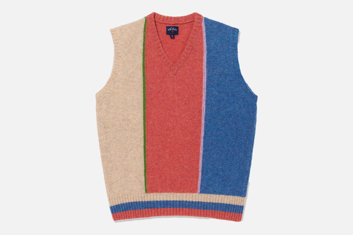 Noah Shetland Block Sweater Vest